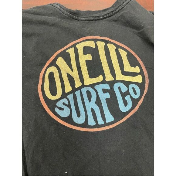 O’Neill Surf Shop Modern Fit Black Short Sleeve Tee Size Medium - Picture 4 of 6